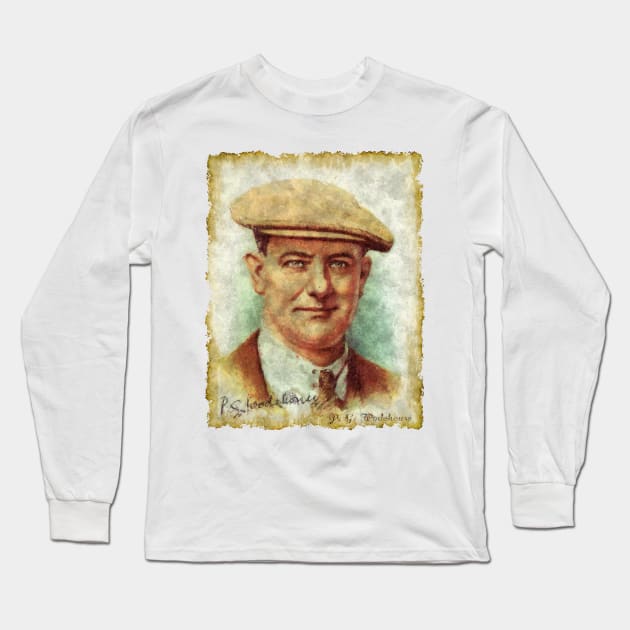 P.G. Wodehouse Long Sleeve T-Shirt by MichaelaGrove